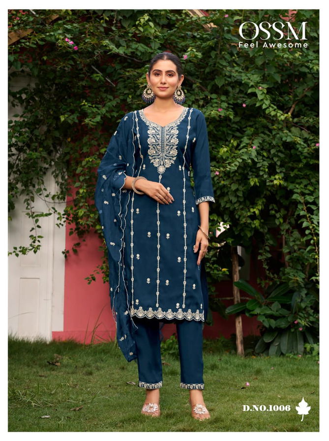 Gulabi By Ossm Viscos Kurti With Bottom Dupatta Wholesale In India